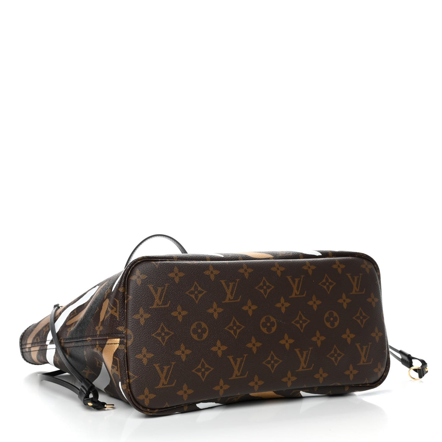X LOL Monogram Neverfull MM Gold Silver