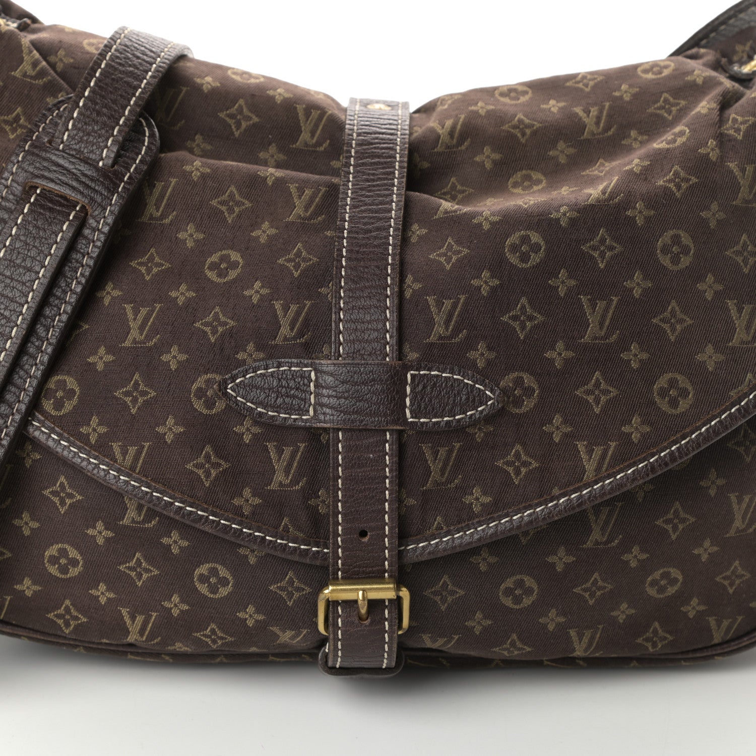 Louis Vuitton Monogram Mini Lin Saumur Ebene 7 of 9