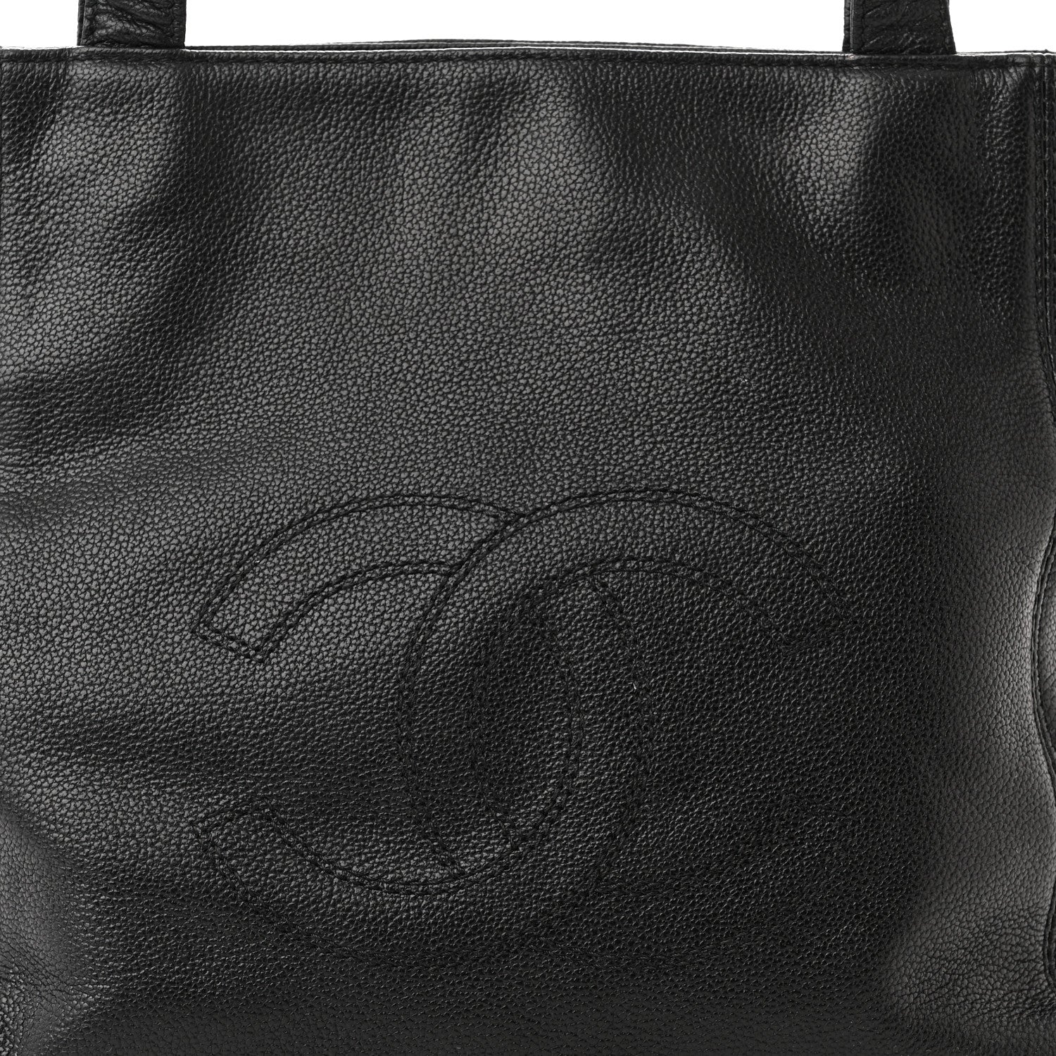 Chanel Caviar CC Tote Black 8 of 12