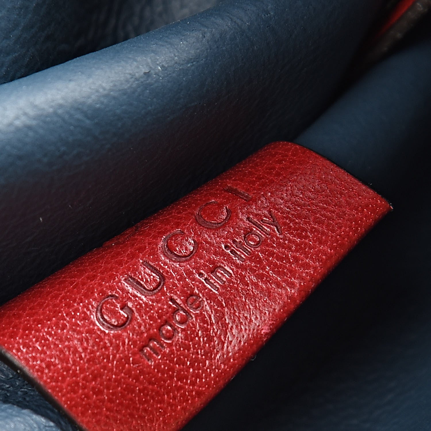 Gucci X MLB Suede Calfskin NY Yankees Large Rajah Chain Tote New Blue Romantic Cherry 7 of 12