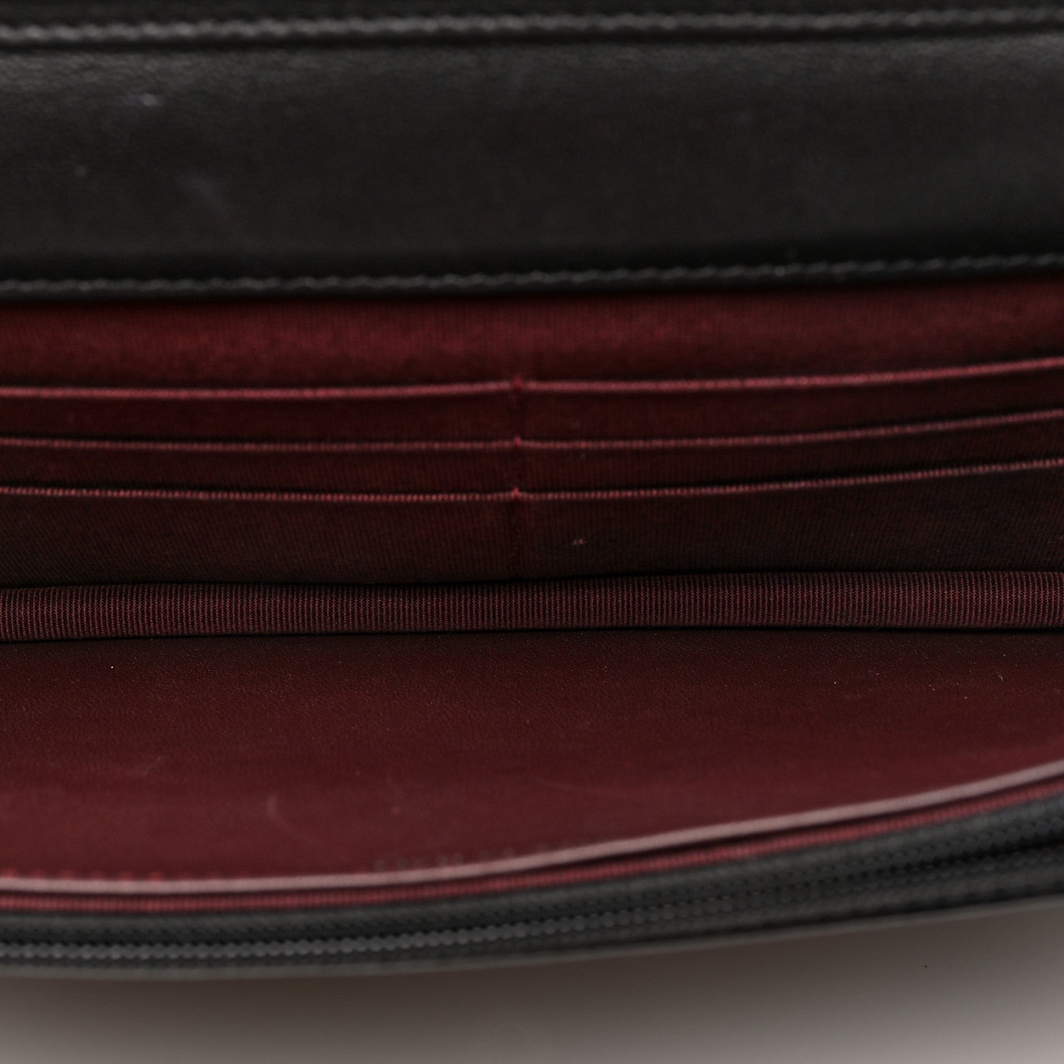 Chanel Lambskin Quilted Wallet On Chain WOC Black 4 of 10