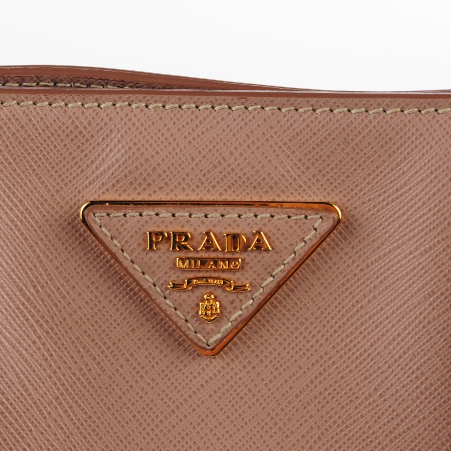 Prada Saffiano Lux Large Tote Cammeo 6 of 10