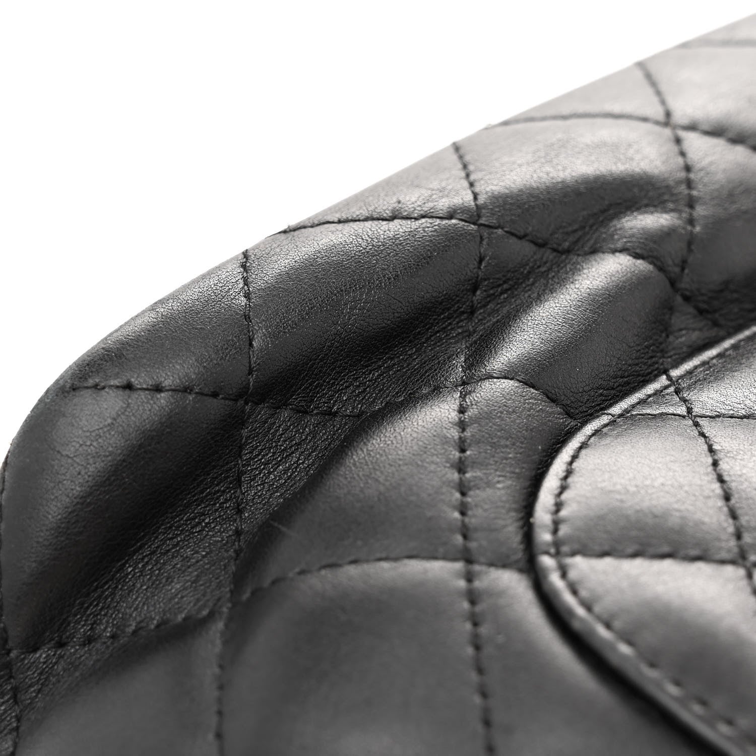 Chanel Calfskin Quilted Medium Cambon Tote Black White 22 of 23