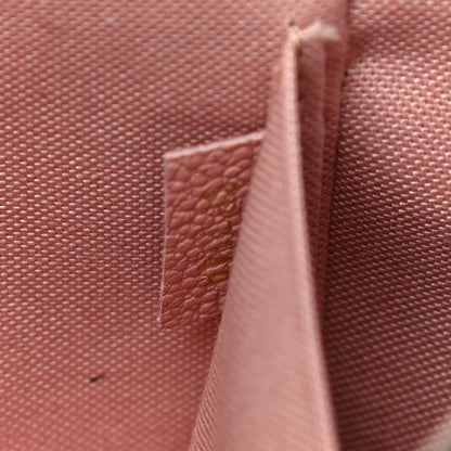Louis Vuitton Empreinte Pochette Felicie Chain Wallet Rose Poudre 8 of 12