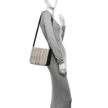 Celine Cobra Calfskin Medium Classic Box Flap Bag Natural 2 of 11