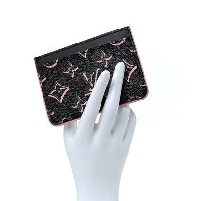 Louis Vuitton Monogram Fall for You LV Side-Up Card Holder Black 2 of 6