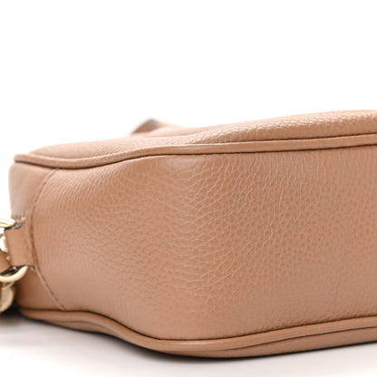 Gucci Pebbled Calfskin Small Soho Disco Bag Camelia 9 of 11