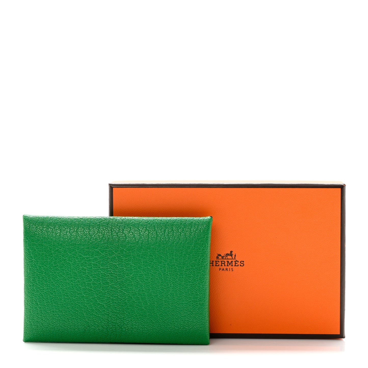 Chevre Mysore Calvi Card Case Vert Vertigo