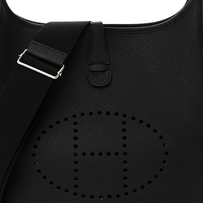 Hermes Taurillon Clemence EVELYNE III PM Black 7 of 10
