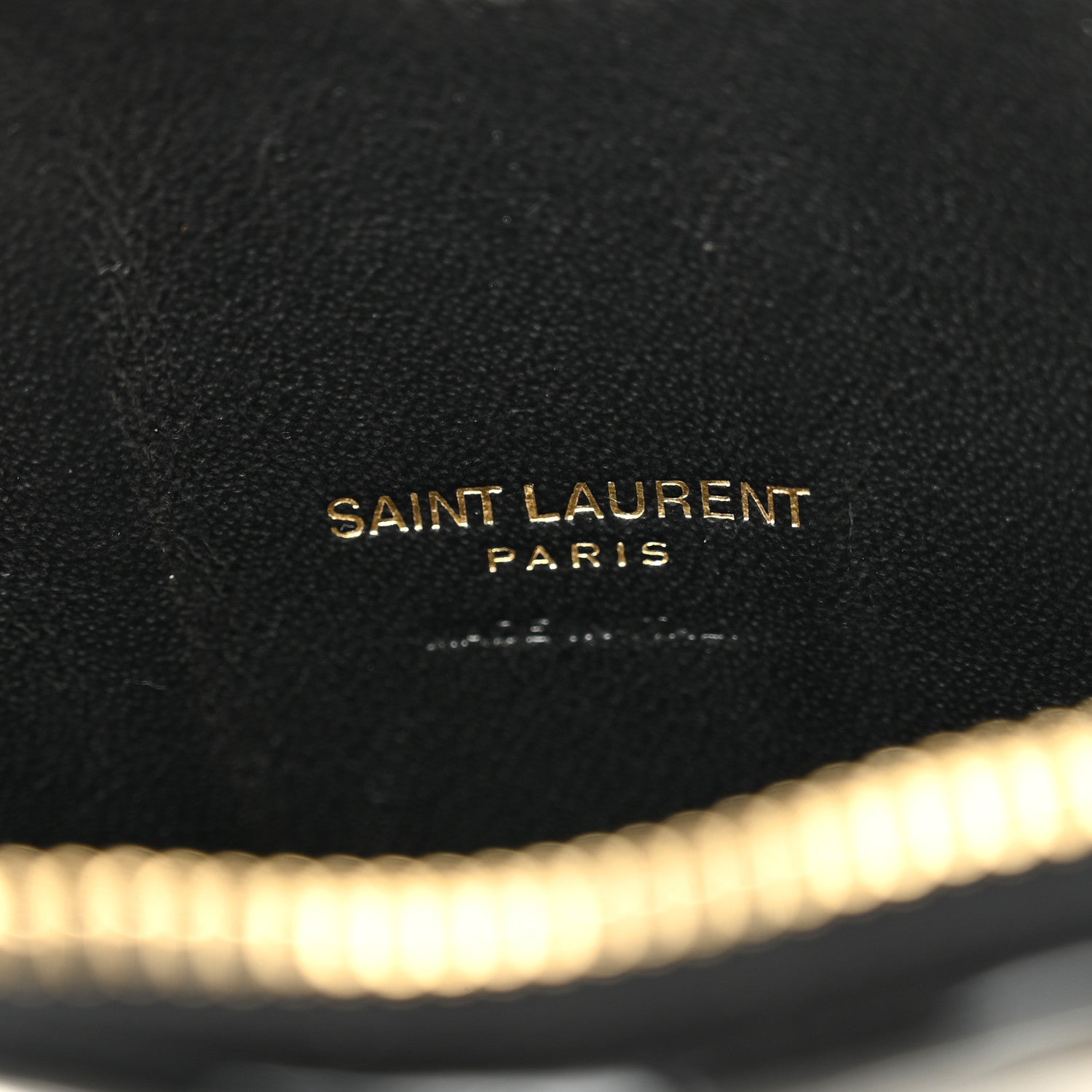 Saint Laurent Patent Heart Key Pouch Black 6 of 7