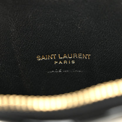 Saint Laurent Patent Heart Key Pouch Black 6 of 7