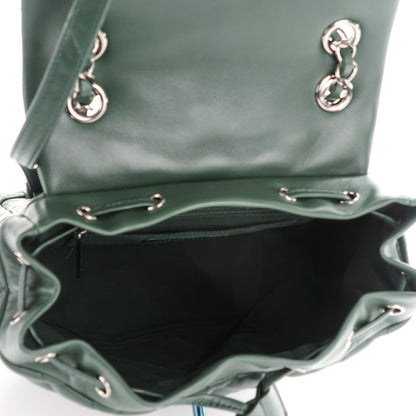 Chanel Lambskin Quilted Small Urban Spirit Backpack Dark Green 5 of 8
