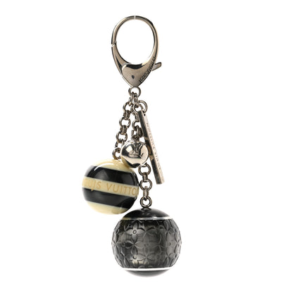 Louis Vuitton Mini Lin Croisette Bag Charm Black 1 of 4