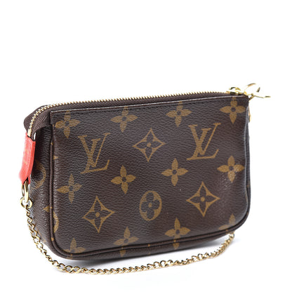 Louis Vuitton Monogram 2018 Christmas Animation Mini Cats Pochette Accessories 2 of 8