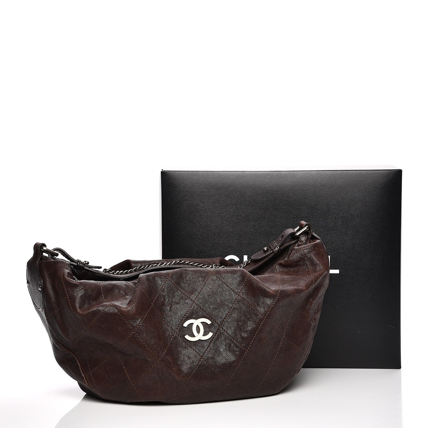 Caviar Outdoor Ligne Large Hobo Brown