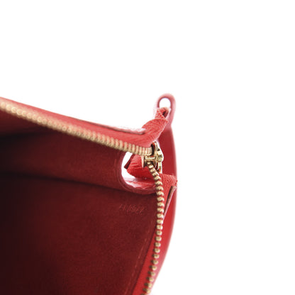 Louis Vuitton Epi Pochette Accessories 24 Castillan Red 13 of 15
