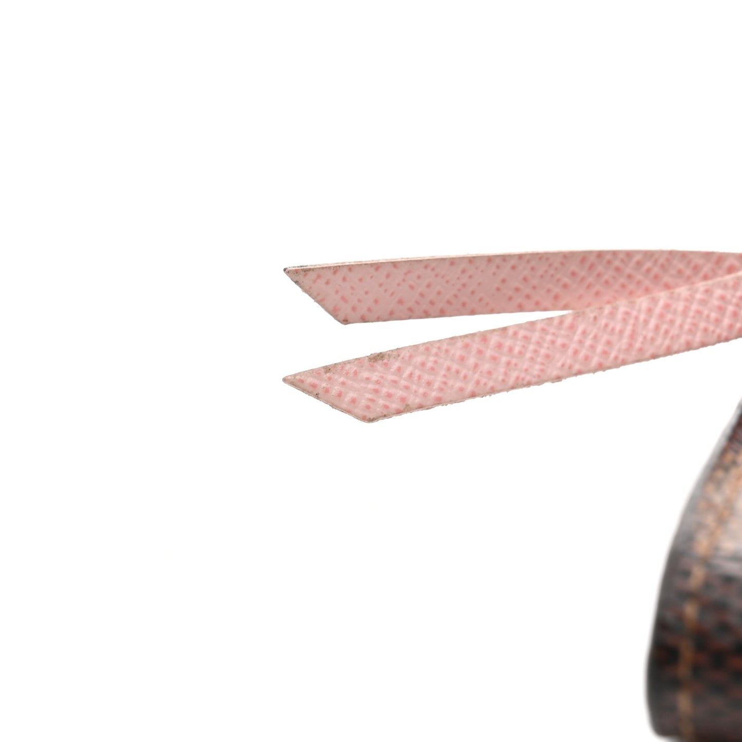 Damier Ebene Rosalie Coin Purse Rose Ballerine