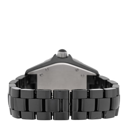 Chanel Stainless Steel Ceramic 38mm J12 Automatic Watch Black 3 of 4