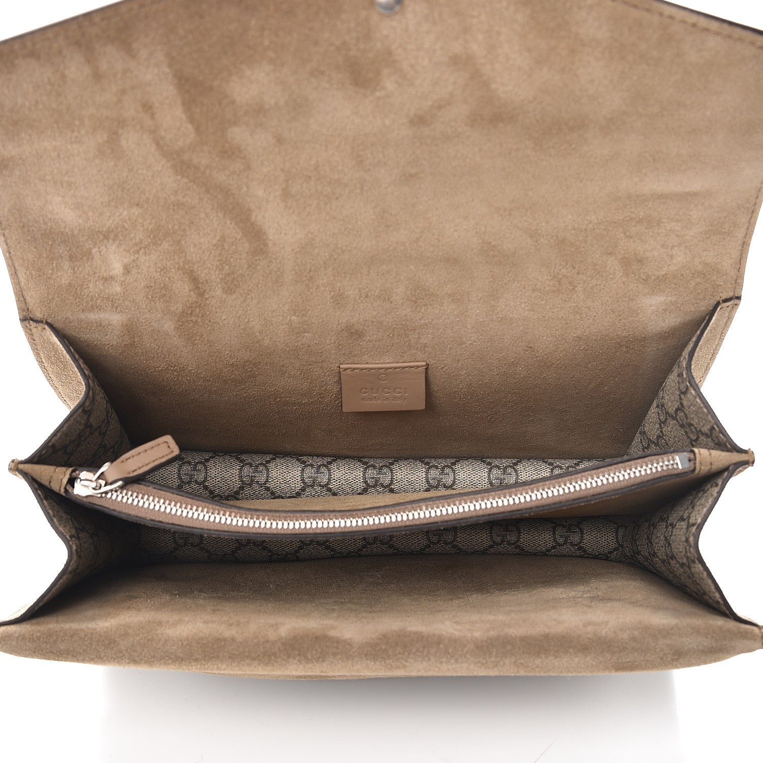 Gucci GG Supreme Monogram Small Dionysus Shoulder Bag Taupe 6 of 8