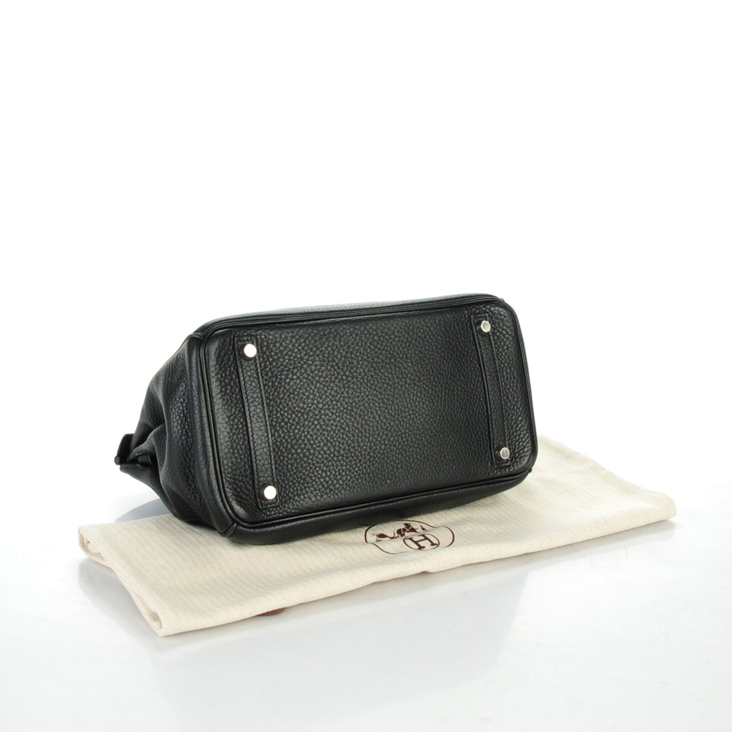 Hermes Taurillon Clemence Birkin 30 Black 6 of 31