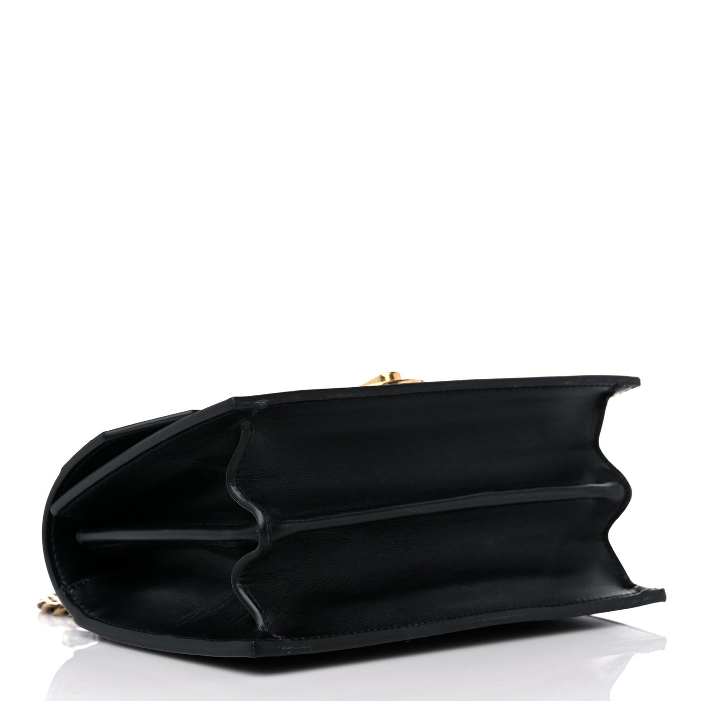 Calfskin Mini Elisa Shoulder Bag Black
