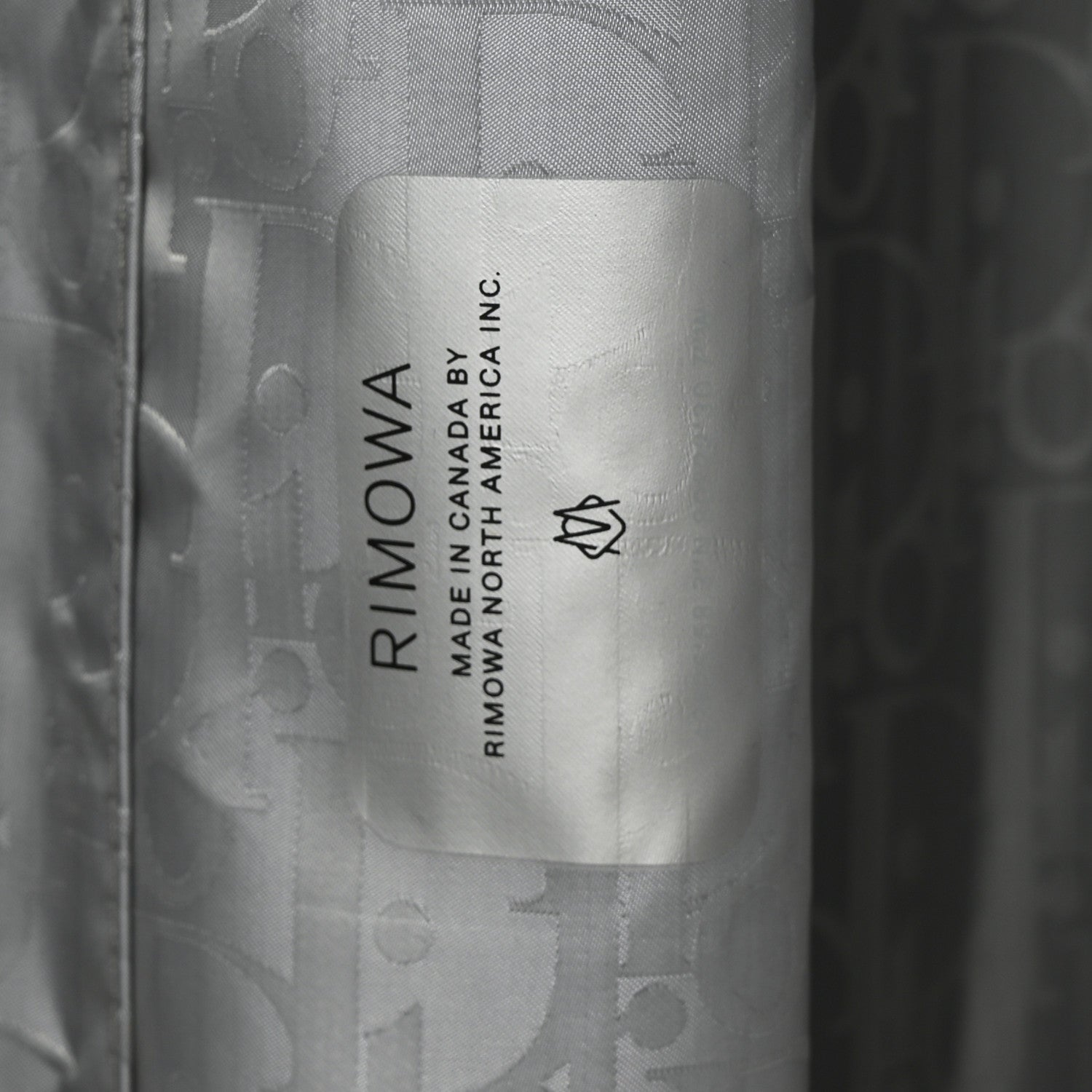 Christian Dior X RIMOWA Aluminum Gradient Cabin Luggage Silver 5 of 7