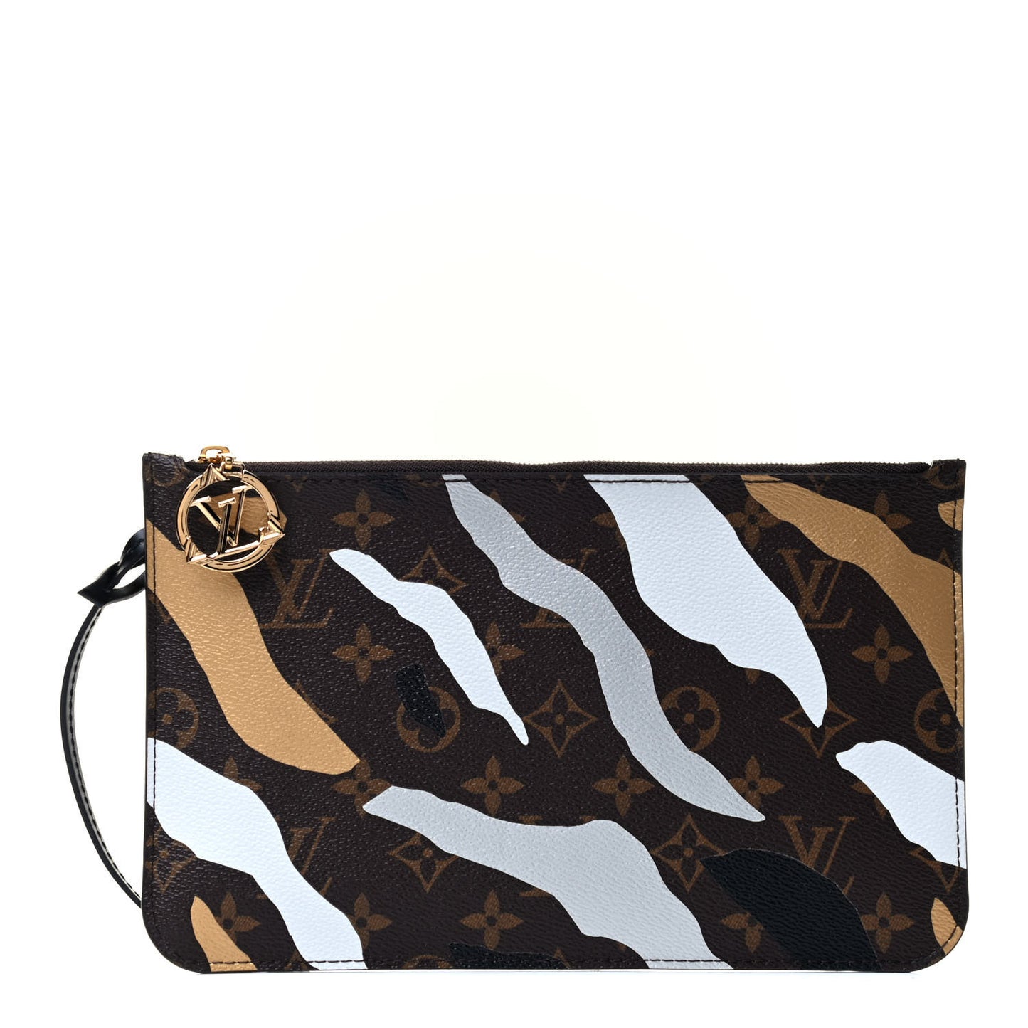 X LOL Monogram Neverfull MM GM Pochette Gold Silver
