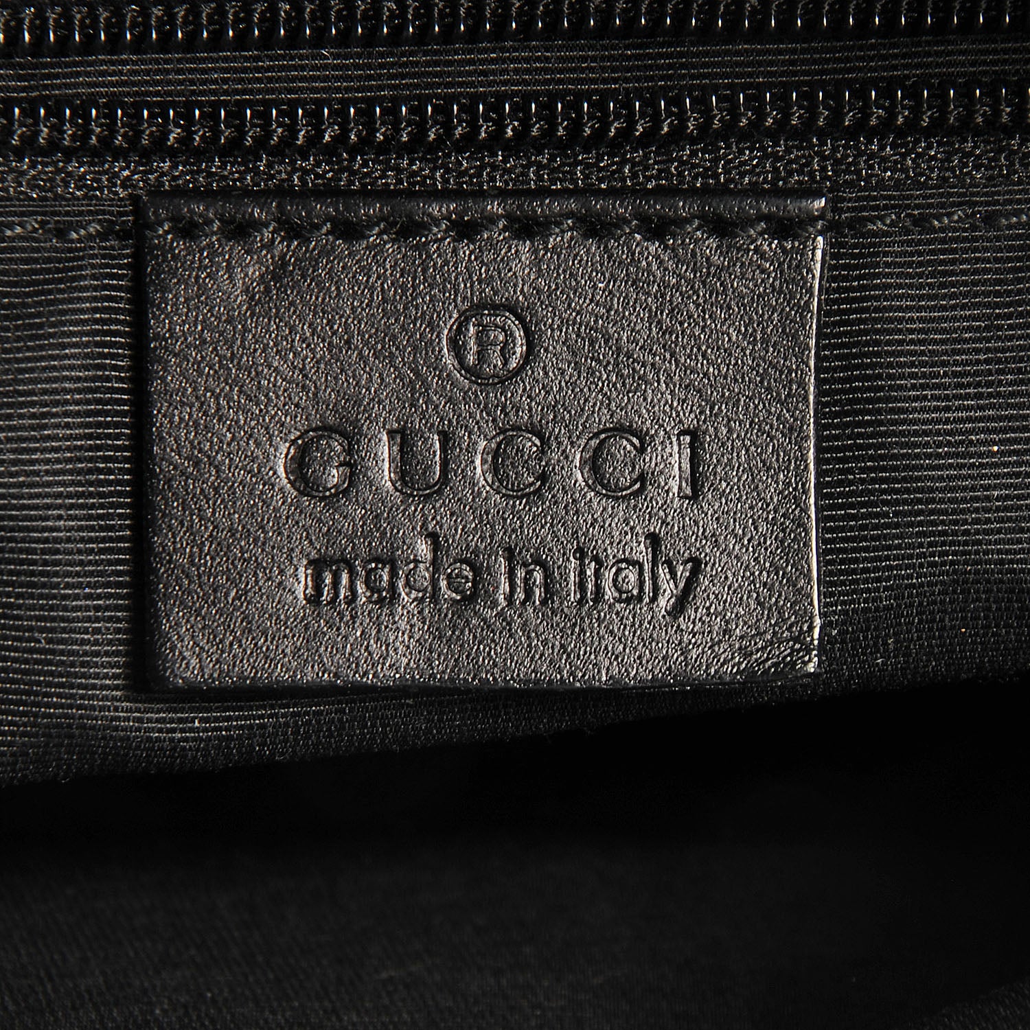 Gucci Denim Monogram Small Jackie O Hobo Black 6 of 7