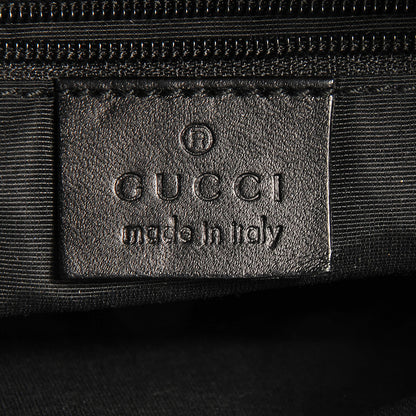 Gucci Denim Monogram Small Jackie O Hobo Black 6 of 7