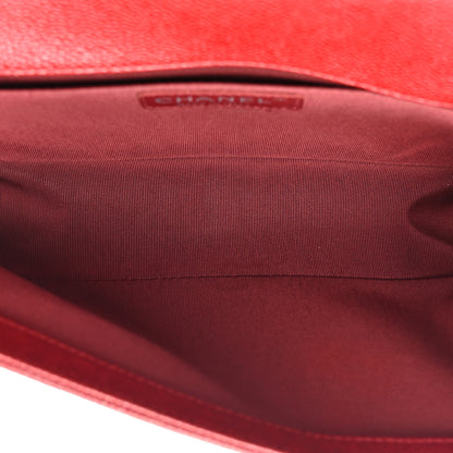 Chanel Caviar Quilted Medium Boy Flap Red 5 of 15