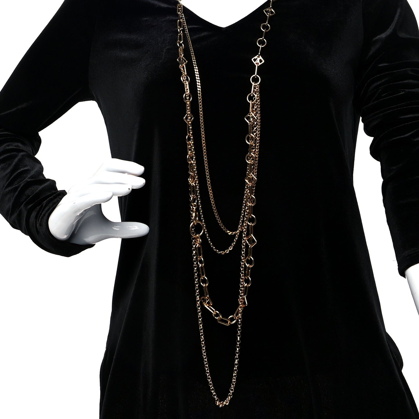 Collier Vegas Chain Necklace Gold