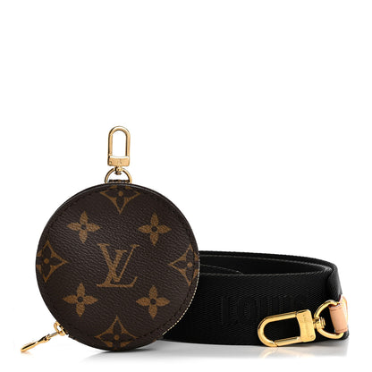 Louis Vuitton Monogram Multi Pochette Accessories Bandouliere Shoulder Strap Black 1 of 6