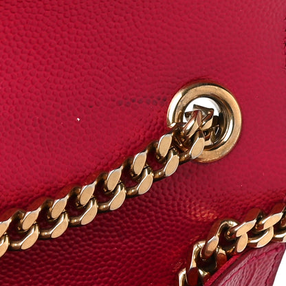 Saint Laurent Grain De Poudre Small Monogram Kate Satchel Bubblegum 20 of 22