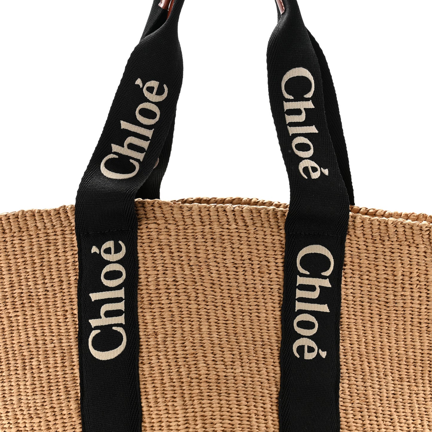X MIFUKO Raffia Large Woody Basket Bag Black