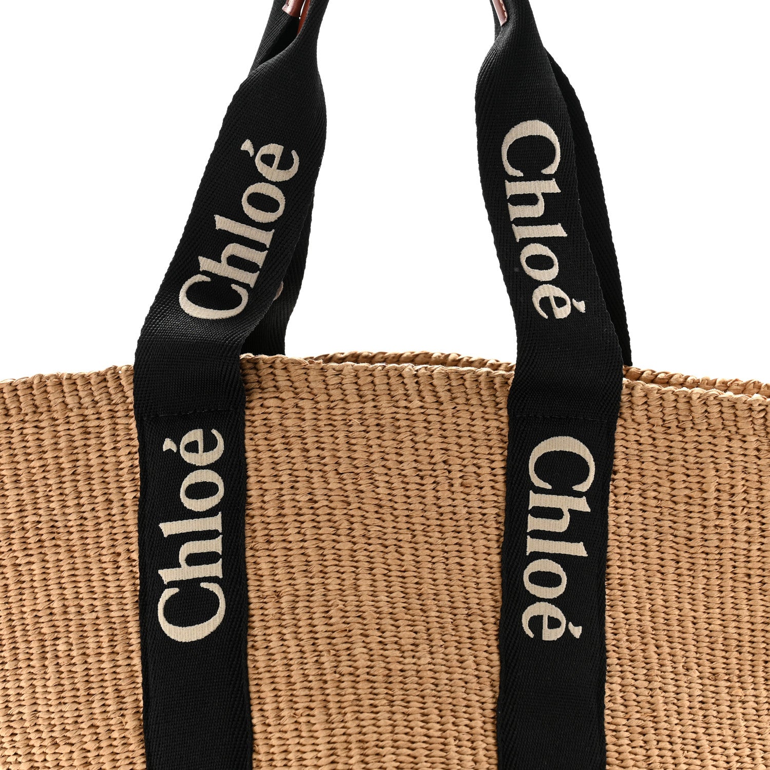 Chloe X MIFUKO Raffia Large Woody Basket Bag Black 7 of 10