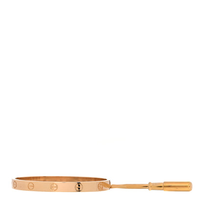 Cartier 18K Yellow Gold LOVE Bracelet 17 6 of 7