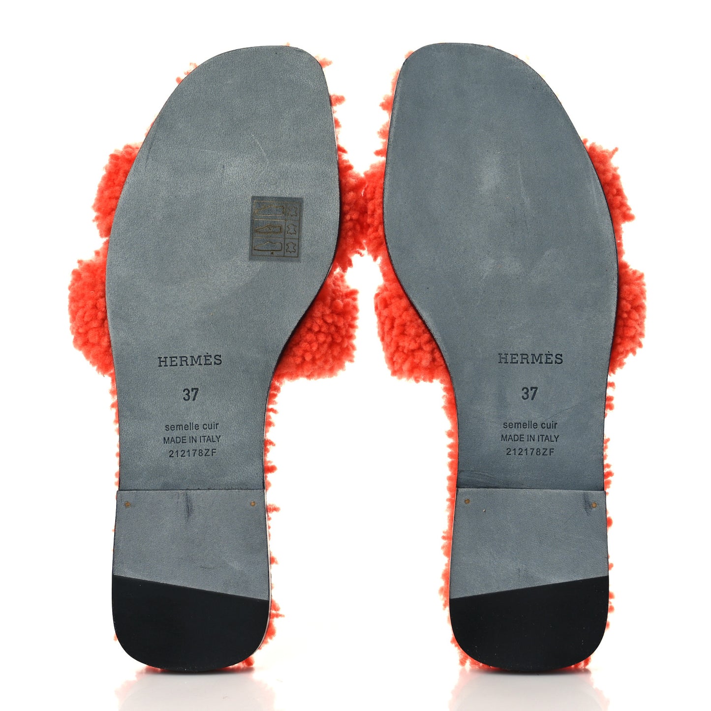 Woolskin Oran Sandals 37 Orange