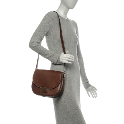 Celine Natural Calfskin Medium Trotteur Chestnut 2 of 9