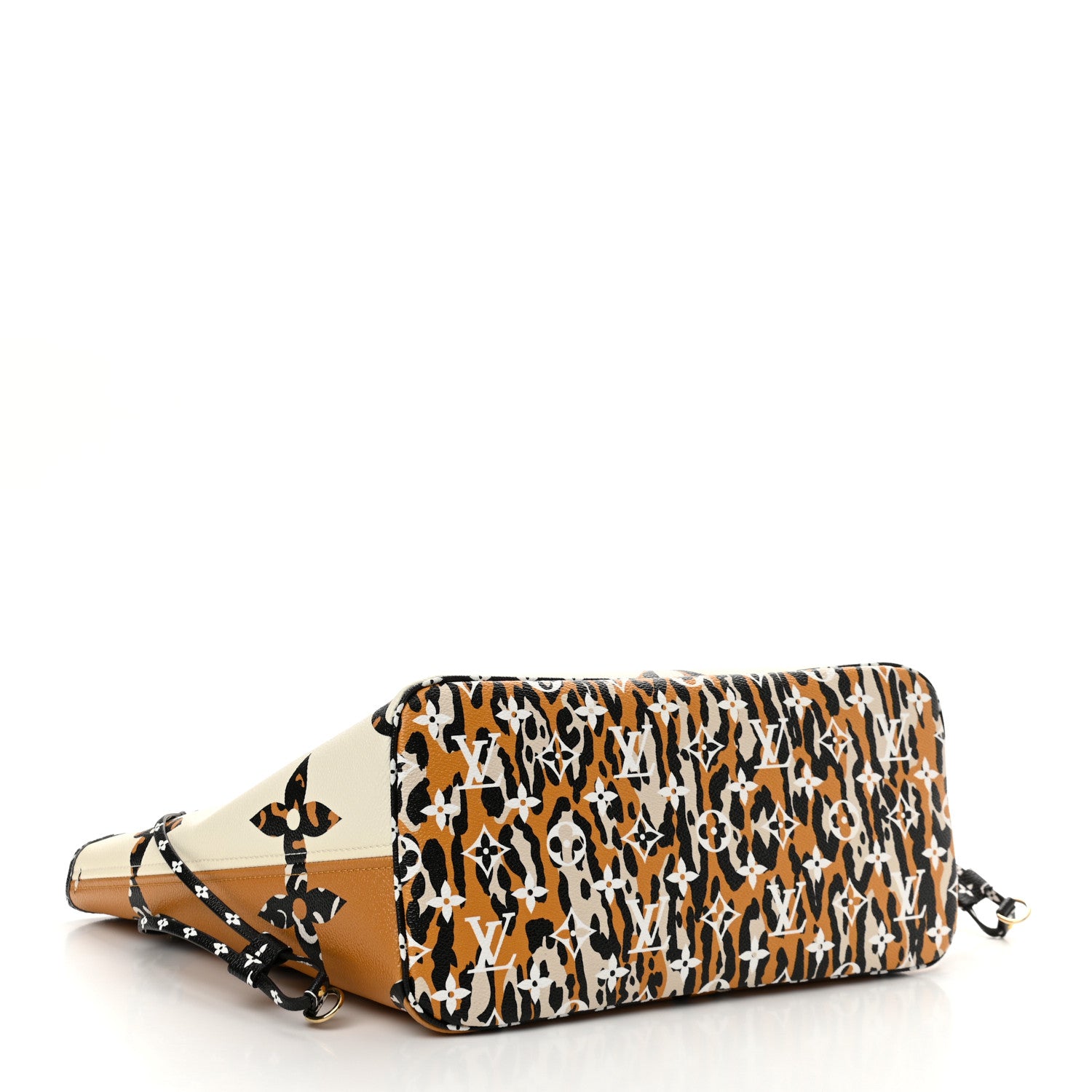 Louis Vuitton Monogram Giant Jungle Neverfull MM Ivory 4 of 10