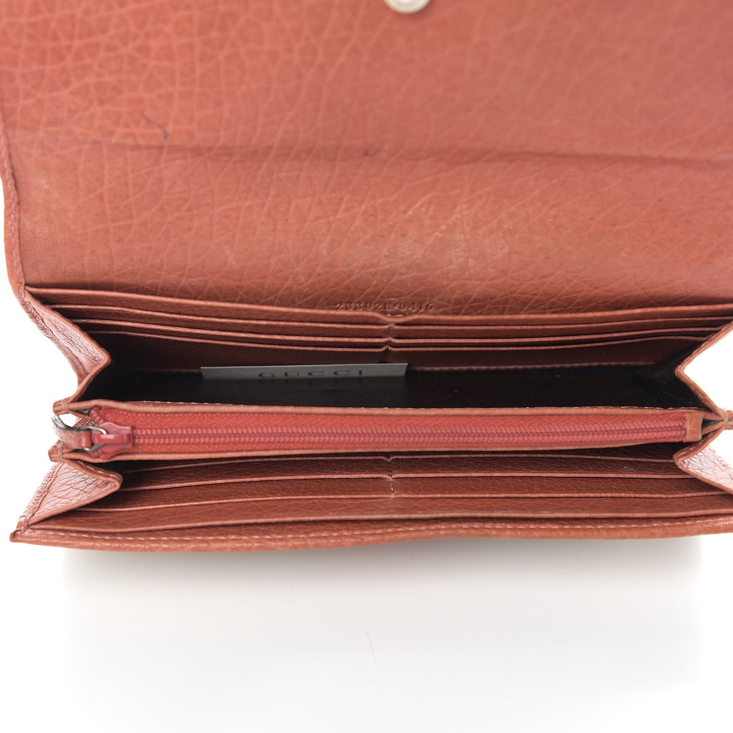 Monogram Continental Flap Wallet Coral