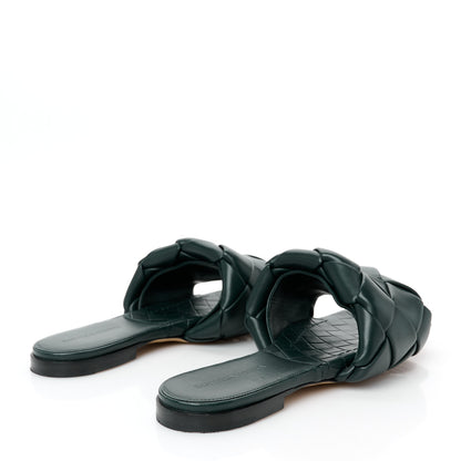 Bottega Veneta Nappa Maxi Intrecciato Lido Flat Sandals 39 Inkwell 5 of 8