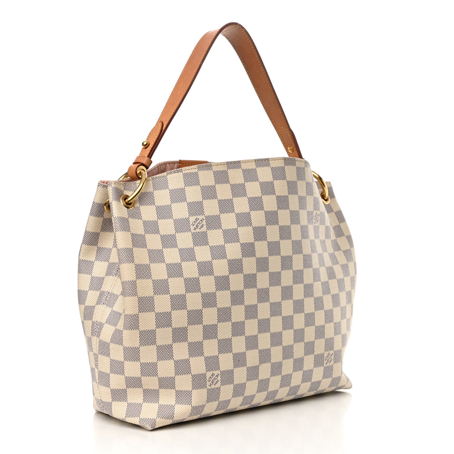 Louis Vuitton Damier Azur Graceful PM Rose Ballerine 3 of 13
