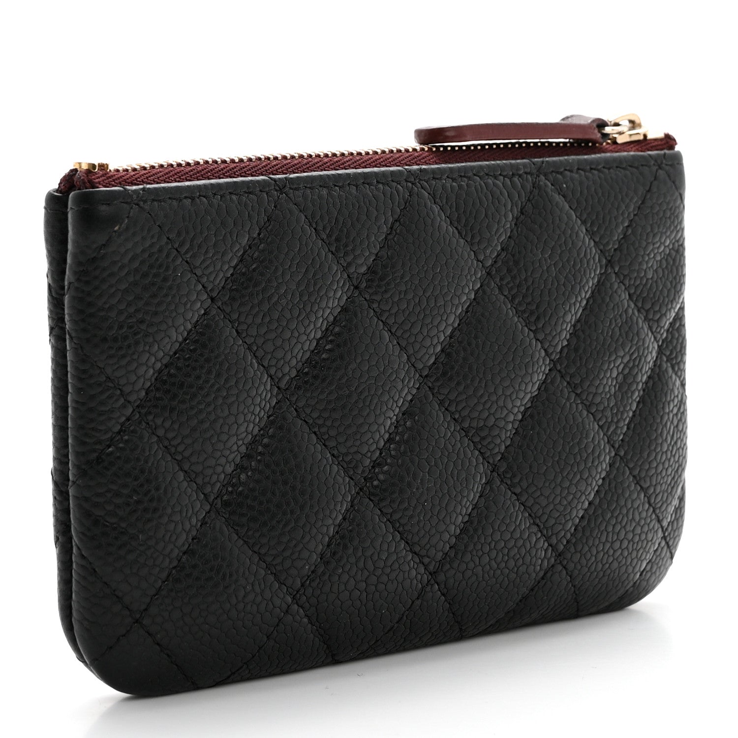 Chanel Caviar Quilted Small Cosmetic Case Black 3 of 8