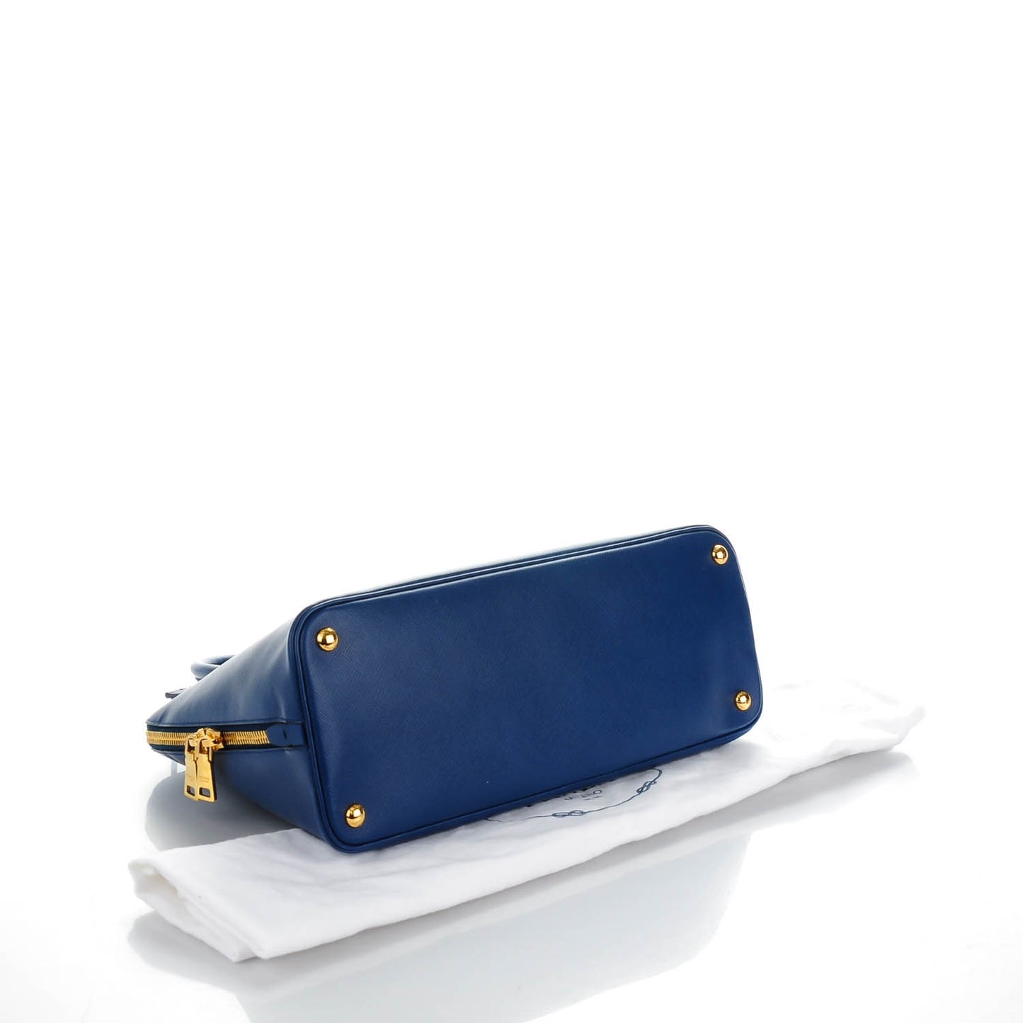 Saffiano Lux Large Promenade Tote Bluette