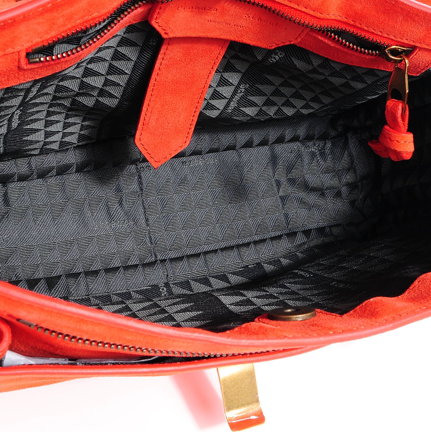 Suede PS1 Medium Satchel Poppy