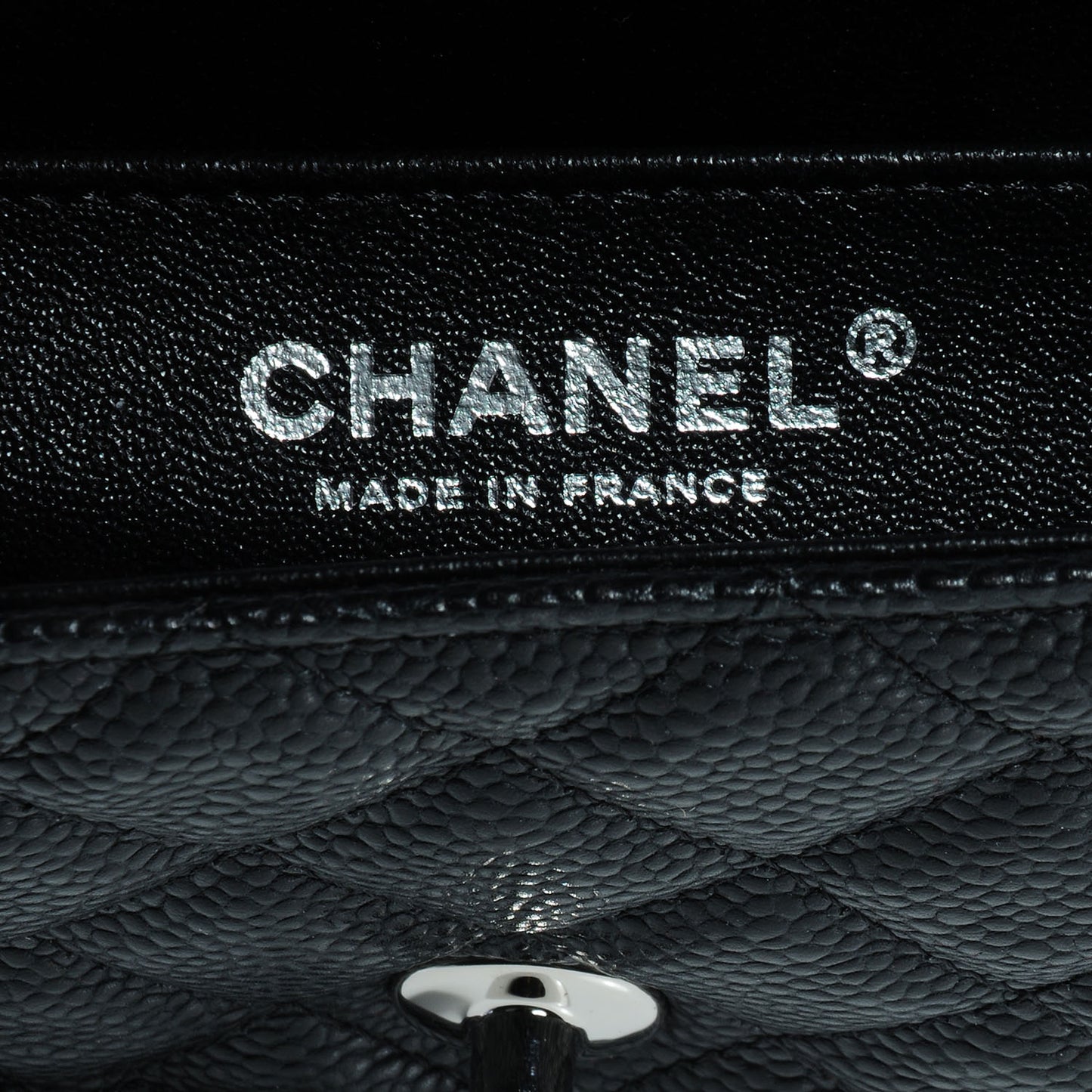 Caviar Quilted Mini Flap Bag Black