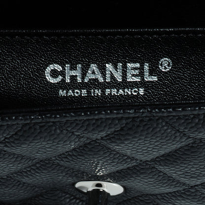 Chanel Caviar Quilted Mini Flap Bag Black 7 of 9