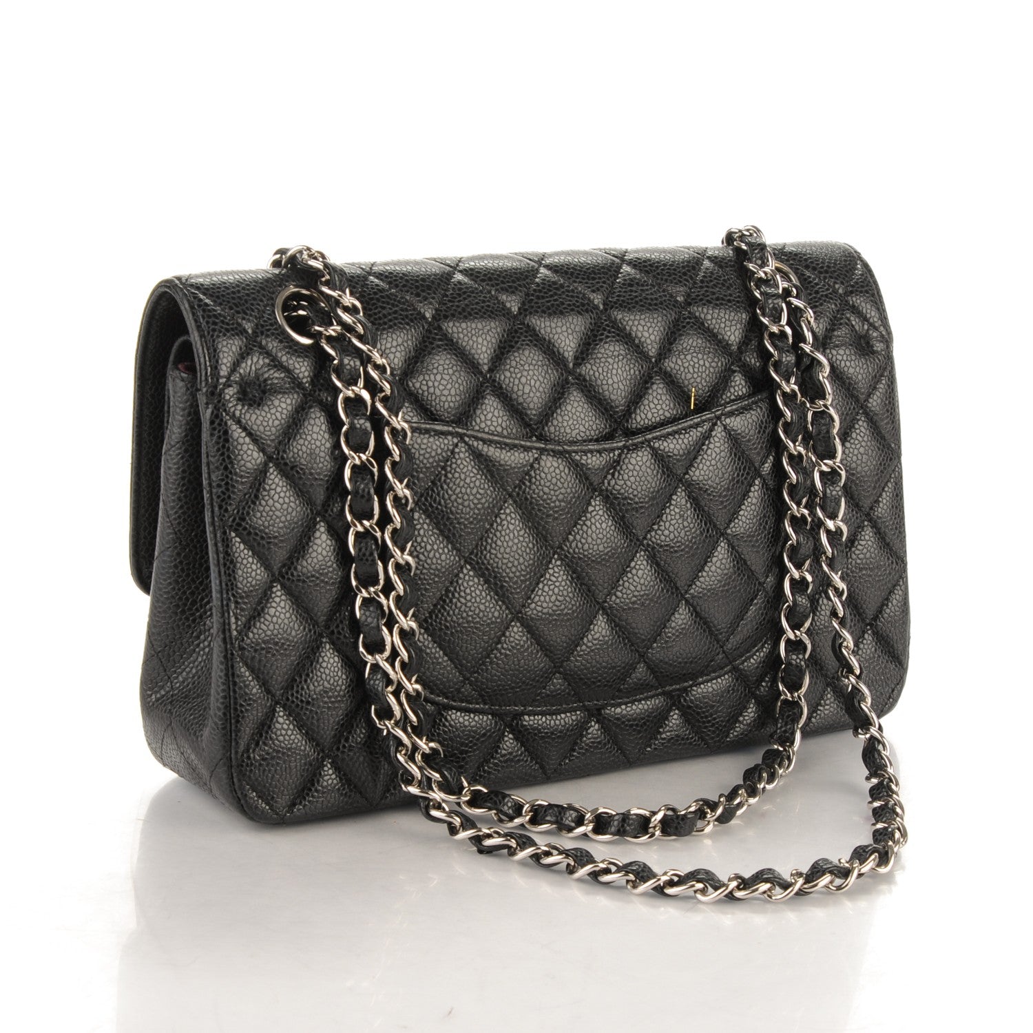 Chanel Caviar Quilted Medium Double Flap Black 3 of 7