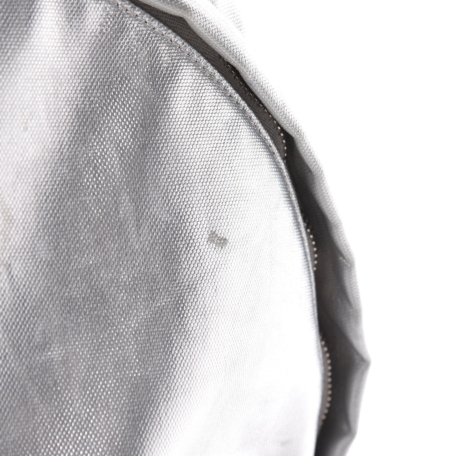 Saint Laurent Nylon Metallic Hunting Backpack Silver 11 of 17