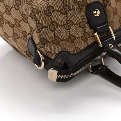 Gucci Monogram Medium Sukey Top Handle Dark Brown 11 of 28